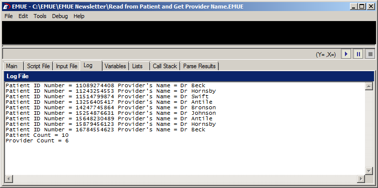 Example2 log